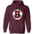 Baltimore Elites Hoodie Pullover Negro League Baseball color Maroon Baltimore Elites Hoodie Pullover Negro League Baseball color Maroon