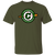 Chattanooga Black Lookouts T-shirt Negro League Baseball color Military Green