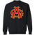 Chicago American Giants Sweatshirt Crewneck Negro League Baseball color Black Chicago American Giants Sweatshirt Crewneck Negro League Baseball color Black