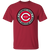 Cincinnati Tigers T-shirt Negro League Baseball color Cardinal Red Cincinnati Tigers T-shirt Negro League Baseball color Cardinal Red