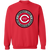 Cincinnati Tigers Sweatshirt Crewneck Negro League Baseball color Red Cincinnati Tigers Sweatshirt Crewneck Negro League Baseball color Red