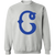 Columbus Blue Birds Sweatshirt Crewneck Negro League Baseball color Sport Grey Columbus Blue Birds Sweatshirt Crewneck Negro League Baseball color Sport Grey
