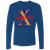 Cuban X-Giants Long Sleeve Shirt Negro League Baseball color Royal Blue Cuban X-Giants Long Sleeve Shirt Negro League Baseball color Royal Blue