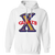 Cuban X-Giants Hoodie Pullover Classic Negro League Baseball color White Cuban X-Giants Hoodie Pullover Classic Negro League Baseball color White