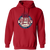 Kansas City Monarchs Hoodie Pullover Negro League Baseball color Red Kansas City Monarchs Hoodie Pullover Negro League Baseball color Red