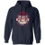 Kansas City Monarchs Hoodie Pullover Negro League Baseball color Navy Kansas City Monarchs Hoodie Pullover Negro League Baseball color Navy
