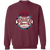 Kansas City Monarchs Sweatshirt Crewneck Negro League Baseball color Maroon Kansas City Monarchs Sweatshirt Crewneck Negro League Baseball color Maroon