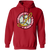 Louisville Black Caps Hoodie Pullover Negro League Baseball color Red Louisville Black Caps Hoodie Pullover Negro League Baseball color Red