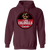 Louisville Black Colonels Hoodie Pullover Negro League Baseball color Maroon Louisville Black Colonels Hoodie Pullover Negro League Baseball color Maroon