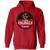 Louisville Black Colonels Hoodie Pullover Negro League Baseball color Red Louisville Black Colonels Hoodie Pullover Negro League Baseball color Red