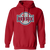 Memphis Red Sox Hoodie Pullover Negro League Baseball color Red Memphis Red Sox Hoodie Pullover Negro League Baseball color Red