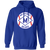 Milwaukee Bears Hoodie Pullover Negro League Baseball color Royal Blue Milwaukee Bears Hoodie Pullover Negro League Baseball color Royal Blue