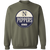 Newark Peppers Sweatshirt Crewneck Negro League Baseball color Military Green Newark Peppers Sweatshirt Crewneck Negro League Baseball color Military Green
