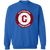 Pittsburgh Crawfords Sweatshirt Crewneck Negro League Baseball color Royal Blue Pittsburgh Crawfords Sweatshirt Crewneck Negro League Baseball color Royal Blue