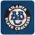 Atlanta Black Crackers Coaster Negro League Baseball Team Logo Color Royal Blue