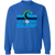 California Surf Sweatshirt Classic Crewneck NASL Soccer color Royal Blue California Surf Sweatshirt Classic Crewneck NASL Soccer color Royal Blue