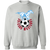 Chicago Mustangs Sweatshirt Classic Crewneck NASL Soccer color Sport Grey Chicago Mustangs Sweatshirt Classic Crewneck NASL Soccer color Sport Grey