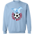 Chicago Mustangs Sweatshirt Classic Crewneck NASL Soccer color Light Blue Chicago Mustangs Sweatshirt Classic Crewneck NASL Soccer color Light Blue