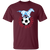Chicago Mustangs T-shirt Classic NASL Soccer color Maroon Chicago Mustangs T-shirt Classic NASL Soccer color Maroon