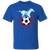 Chicago Mustangs T-shirt Classic NASL Soccer color Royal Blue Chicago Mustangs T-shirt Classic NASL Soccer color Royal Blue