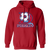 Dallas Tornado Hoodie Pullover Classic NASL Soccer color Red Dallas Tornado Hoodie Pullover Classic NASL Soccer color Red