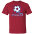 Dallas Tornado T-shirt Classic NASL Soccer color Cardinal Red Dallas Tornado T-shirt Classic NASL Soccer color Cardinal Red