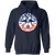 Edmonton Drillers Hoodie Pullover Classic NASL Soccer color Navy Blue Edmonton Drillers Hoodie Pullover Classic NASL Soccer color Navy Blue