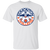 Edmonton Drillers T-shirt Classic NASL Soccer color White Edmonton Drillers T-shirt Classic NASL Soccer color White