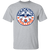 Edmonton Drillers T-shirt Classic NASL Soccer color Royal Sport Grey Edmonton Drillers T-shirt Classic NASL Soccer color Royal Sport Grey