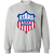 Houston Stars Sweatshirt Classic Crewneck NASL Soccer color Sports Grey Houston Stars Sweatshirt Classic Crewneck NASL Soccer color Sports Grey