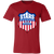 Houston Stars T-shirt Premium NASL Soccer color Canvas Red Houston Stars T-shirt Premium NASL Soccer color Canvas Red