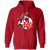 Tulsa Roughnecks Hoodie Pullover Classic NASL Soccer color Red Tulsa Roughnecks Hoodie Pullover Classic NASL Soccer color Red