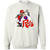 Tulsa Roughnecks Sweatshirt Classic Crewneck NASL Soccer color White Tulsa Roughnecks Sweatshirt Classic Crewneck NASL Soccer color White