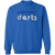 Washington Darts Sweatshirt Classic Crewneck NASL Soccer color Royal Blue Washington Darts Sweatshirt Classic Crewneck NASL Soccer color Royal Blue
