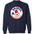 Washington Diplomats Sweatshirt Classic Crewneck NASL Soccer color Navy Blue