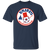 Washington Diplomats T-shirt Classic NASL Soccer color Navy Blue