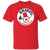 Washington Diplomats T-shirt Classic NASL Soccer color Red