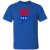 Washington Whips T-shirt Classic NASL Soccer color Royal Blue