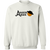 Anaheim Amigos Sweatshirt Classic Crewneck ABA Basketball color White Anaheim Amigos Sweatshirt Classic Crewneck ABA Basketball color White