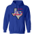 Dallas Chaparrals Hoodie Pullover Classic ABA Basketball color Royal Blue Dallas Chaparrals Hoodie Pullover Classic ABA Basketball color Royal Blue