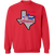 Dallas Chaparrals ABA Sweatshirt Classic Crewneck American Basketball Association Team color Red Dallas Chaparrals ABA Sweatshirt Classic Crewneck American Basketball Association Team color Red