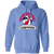 Memphis Pros Hoodie Pullover Classic ABA Basketball color Light Blue