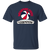 Memphis Pros T-shirt Classic ABA Basketball color Navy Blue