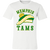 Memphis Tams T-shirt Premium ABA Basketball color White