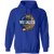 Minnesota Muskies Hoodie Pullover Classic ABA Basketball color Royal Blue