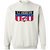New Jersey Americans Sweatshirt Classic Crewneck ABA Basketball color White New Jersey Americans Sweatshirt Classic Crewneck ABA Basketball color White