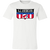 New Jersey Americans T-shirt Premium ABA Basketball color White New Jersey Americans T-shirt Premium ABA Basketball color White