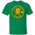 Oakland Oaks T-shirt Classic ABA Basketball color Turf Green