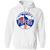 Pittsburgh Pipers Hoodie Pullover Classic ABA Basketball color White Pittsburgh Pipers Hoodie Pullover Classic ABA Basketball color White