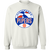 Pittsburgh Pipers Sweatshirt Classic Crewneck ABA Basketball color White Pittsburgh Pipers Sweatshirt Classic Crewneck ABA Basketball color White